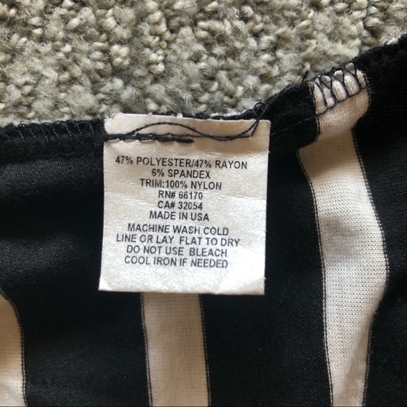 UO Sparkle & Fade Mirrored Contour Stripe Dress - Picture 7 of 7